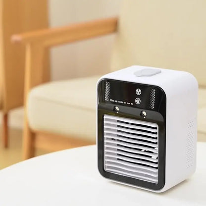 Fan Portable Air 3-in-1 Fan with 2 Mist Speeds – Personal Mist Cooler for Bedroom, Office & Camping Fan 2026