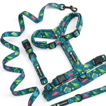Jacquard Webbing Y Shape Dog Harness Soft Padded Y Form Dog Harness Secure Fit Front Clip Control No Pull Dog Harness